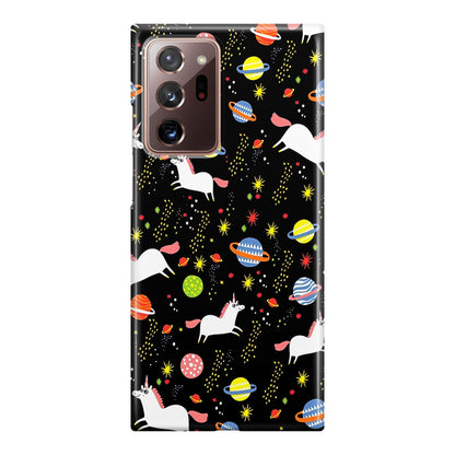 Space Unicorn Pattern Galaxy Note 20 Ultra Case