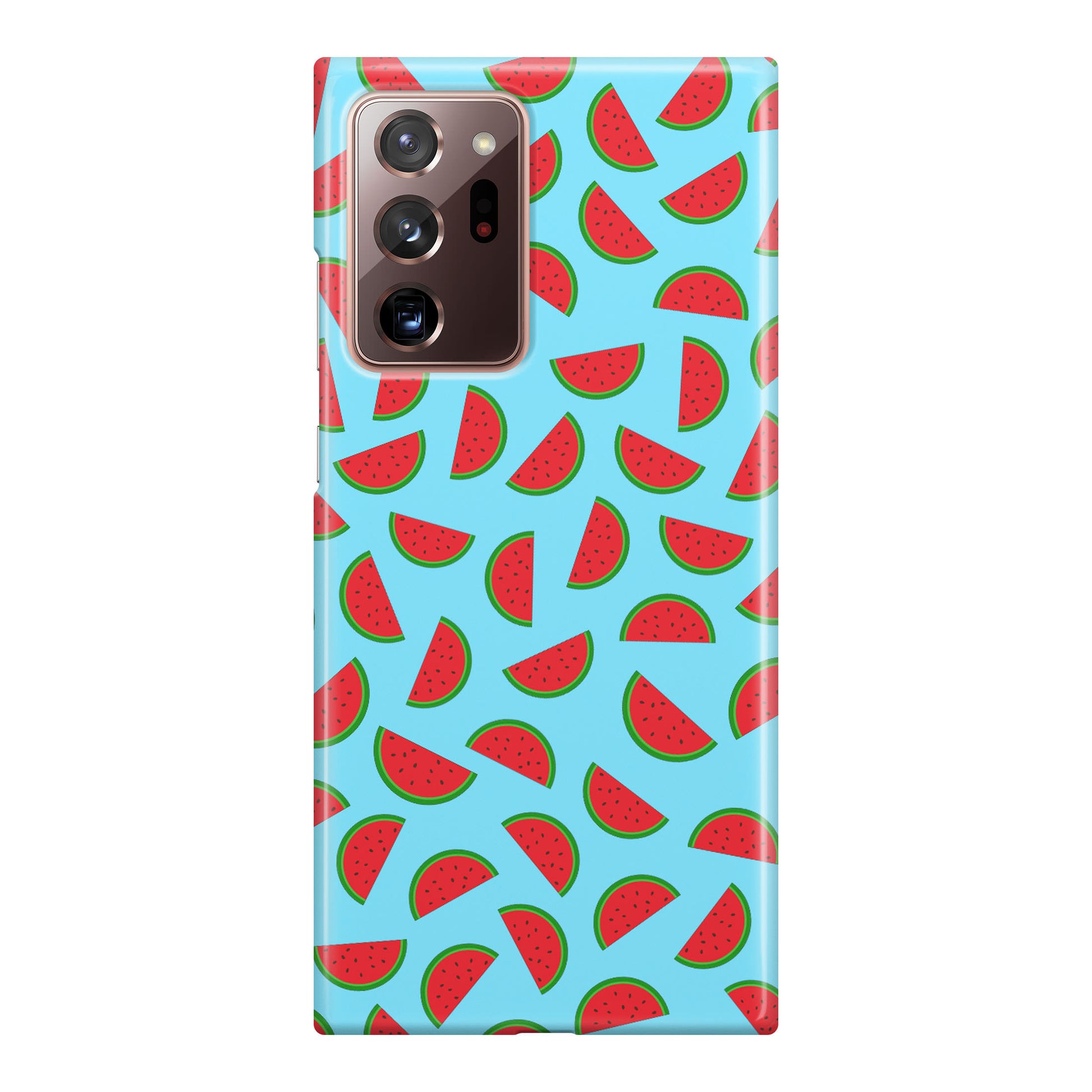 Watermelon Fruit Pattern Blue Galaxy Note 20 Ultra Case