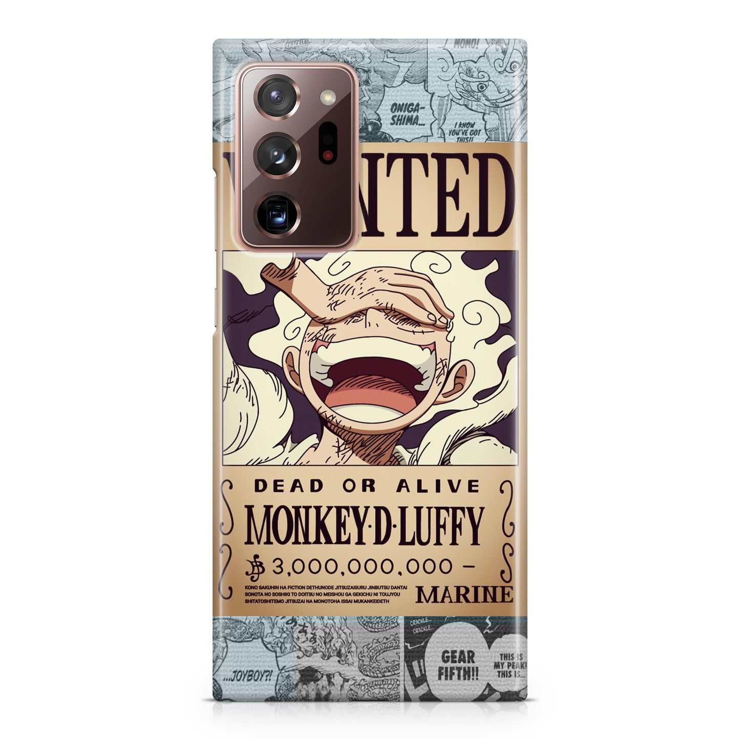 Gear 5 Wanted Poster Galaxy Note 20 Ultra Case