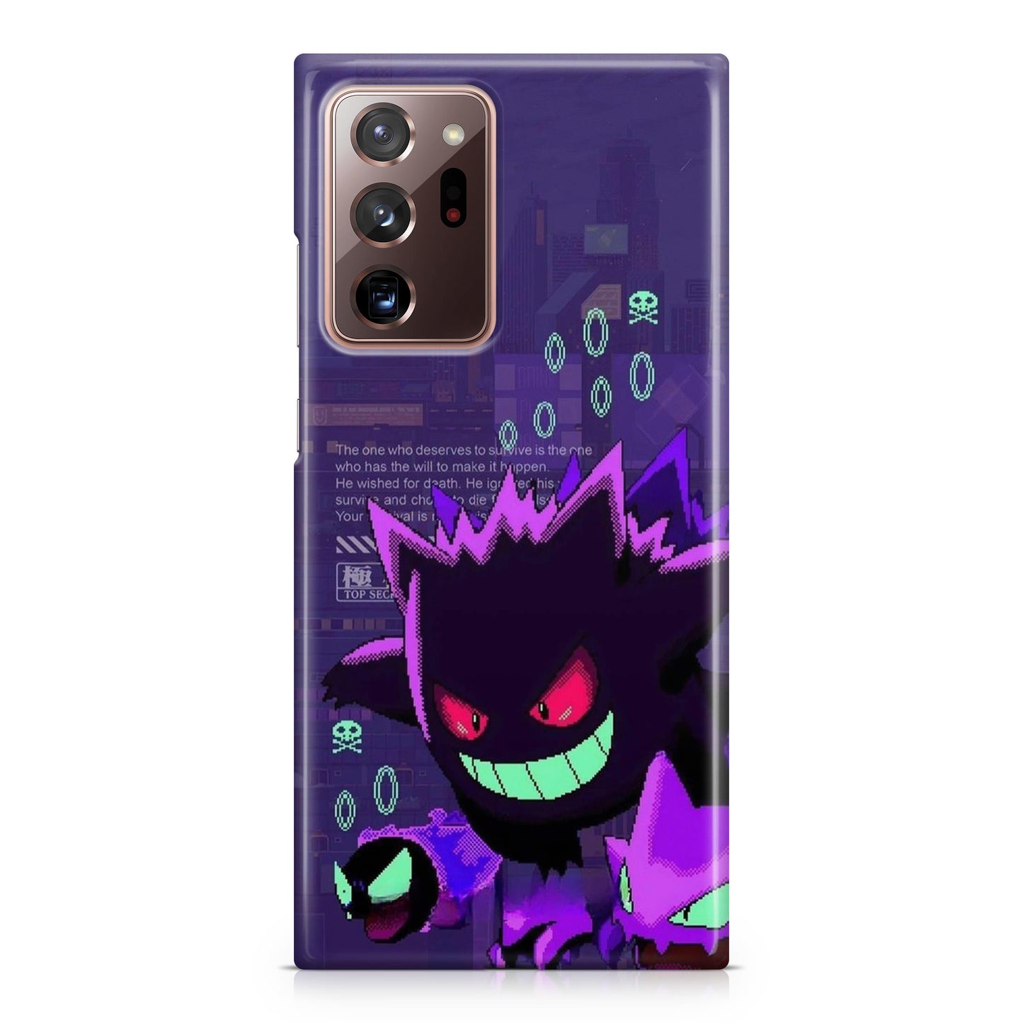 Gengar Pixel Art Galaxy Note 20 Ultra Case