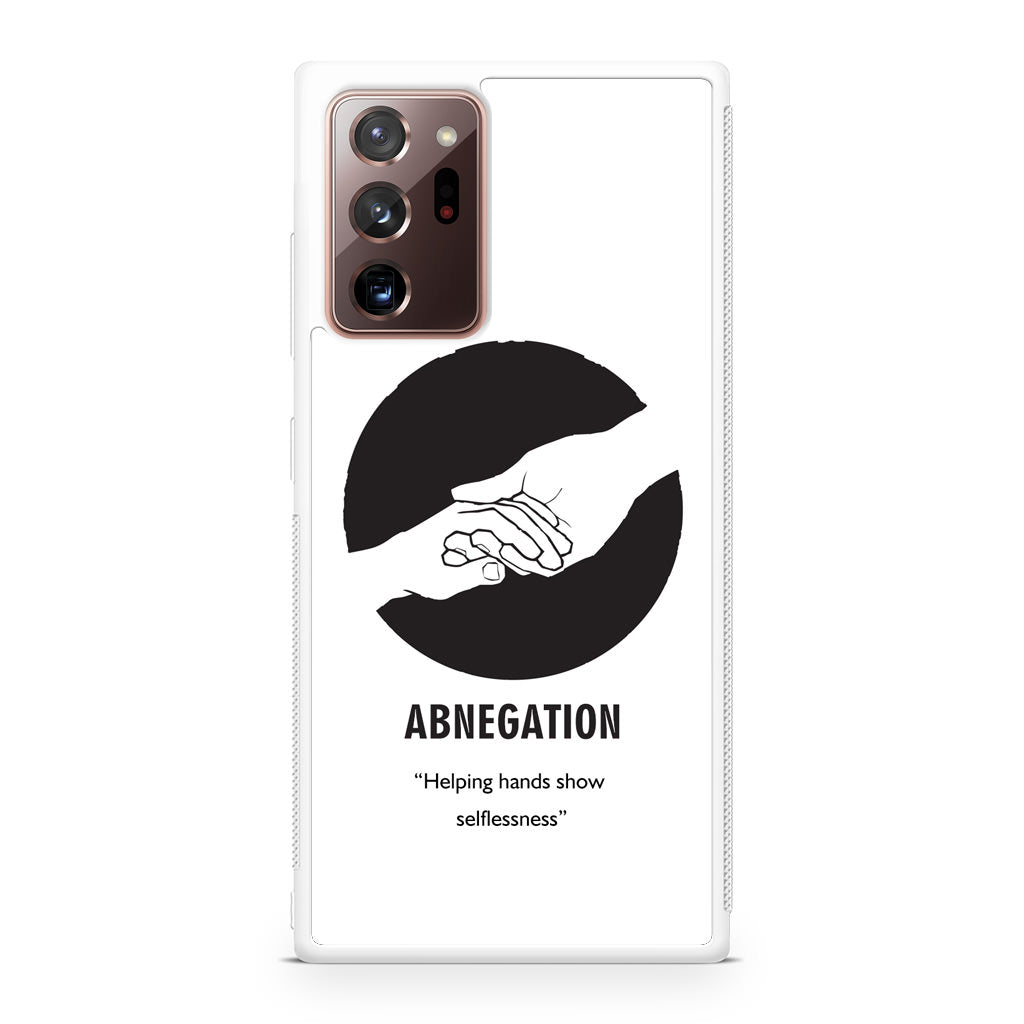 Abnegation Divergent Faction Galaxy Note 20 Ultra Case