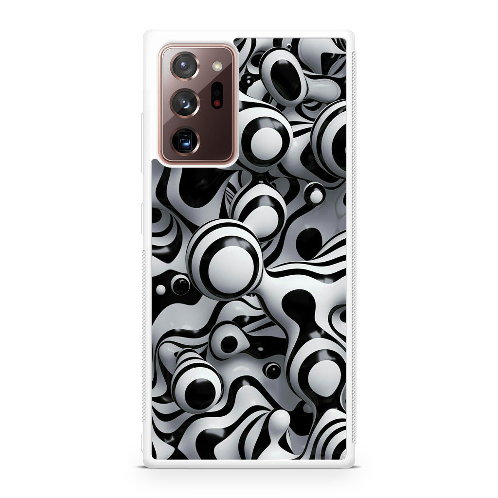 Abstract Art Black White Galaxy Note 20 Ultra Case