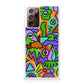 Abstract Colorful Doodle Art Galaxy Note 20 Ultra Case