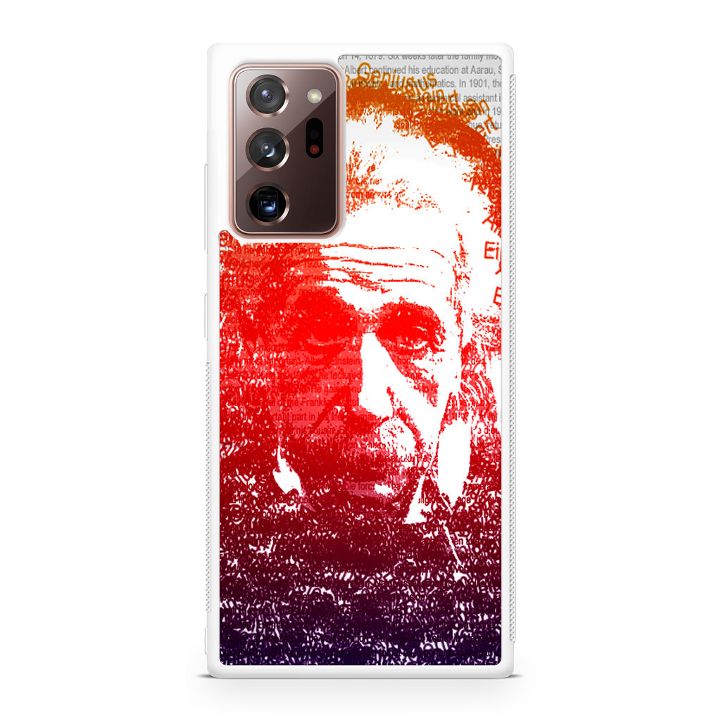 Albert Einstein Art Galaxy Note 20 Ultra Case