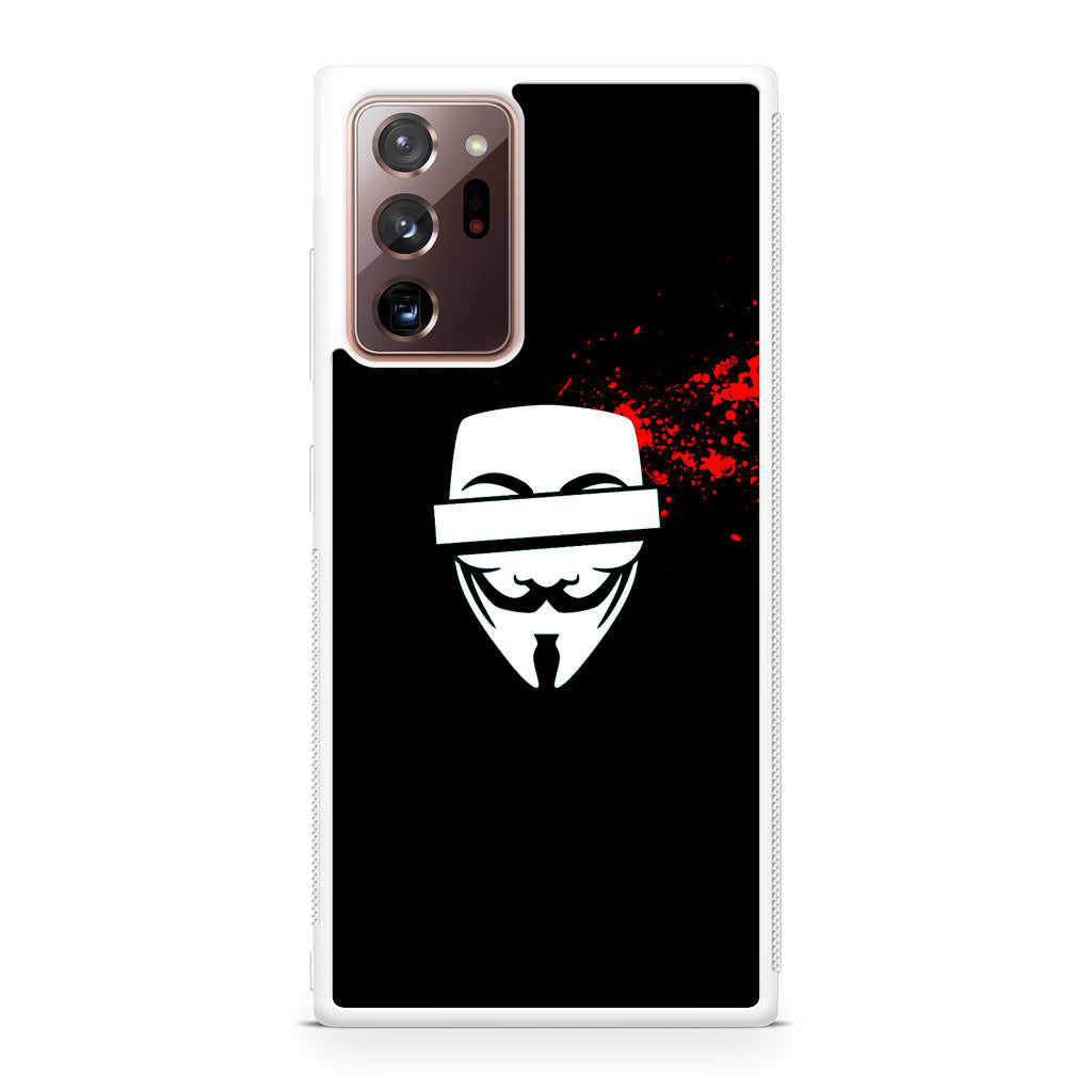 Anonymous Blood Splashes Galaxy Note 20 Ultra Case