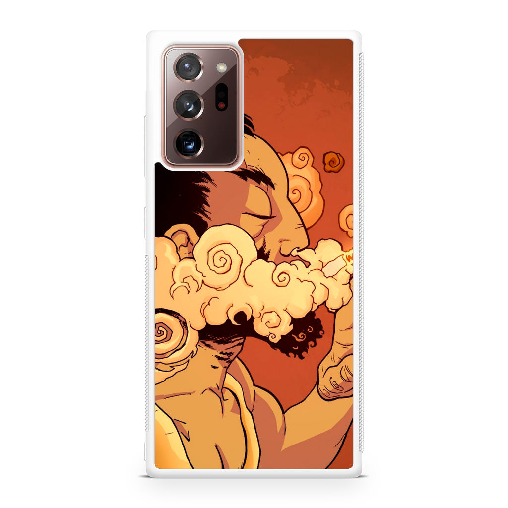 Artistic Psychedelic Smoke Galaxy Note 20 Ultra Case