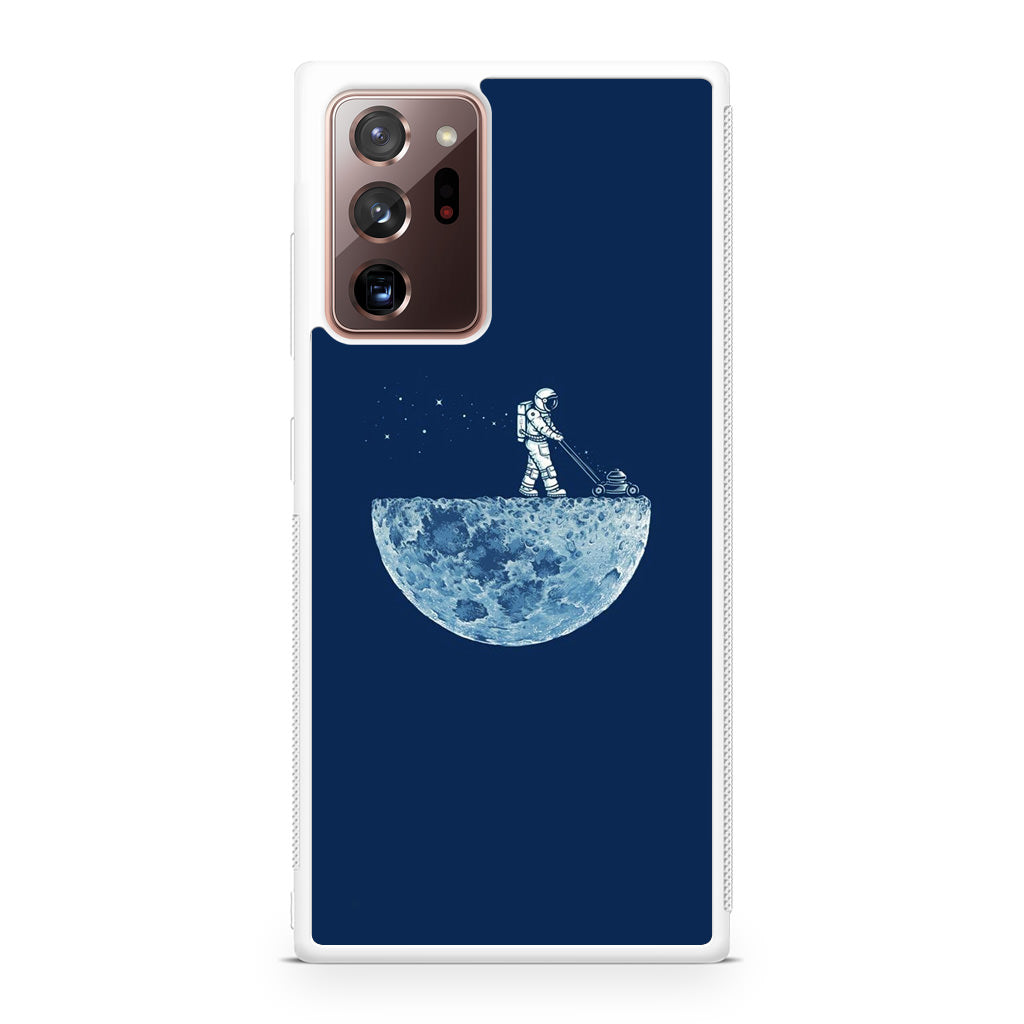 Astronaut Mowing The Moon Galaxy Note 20 Ultra Case