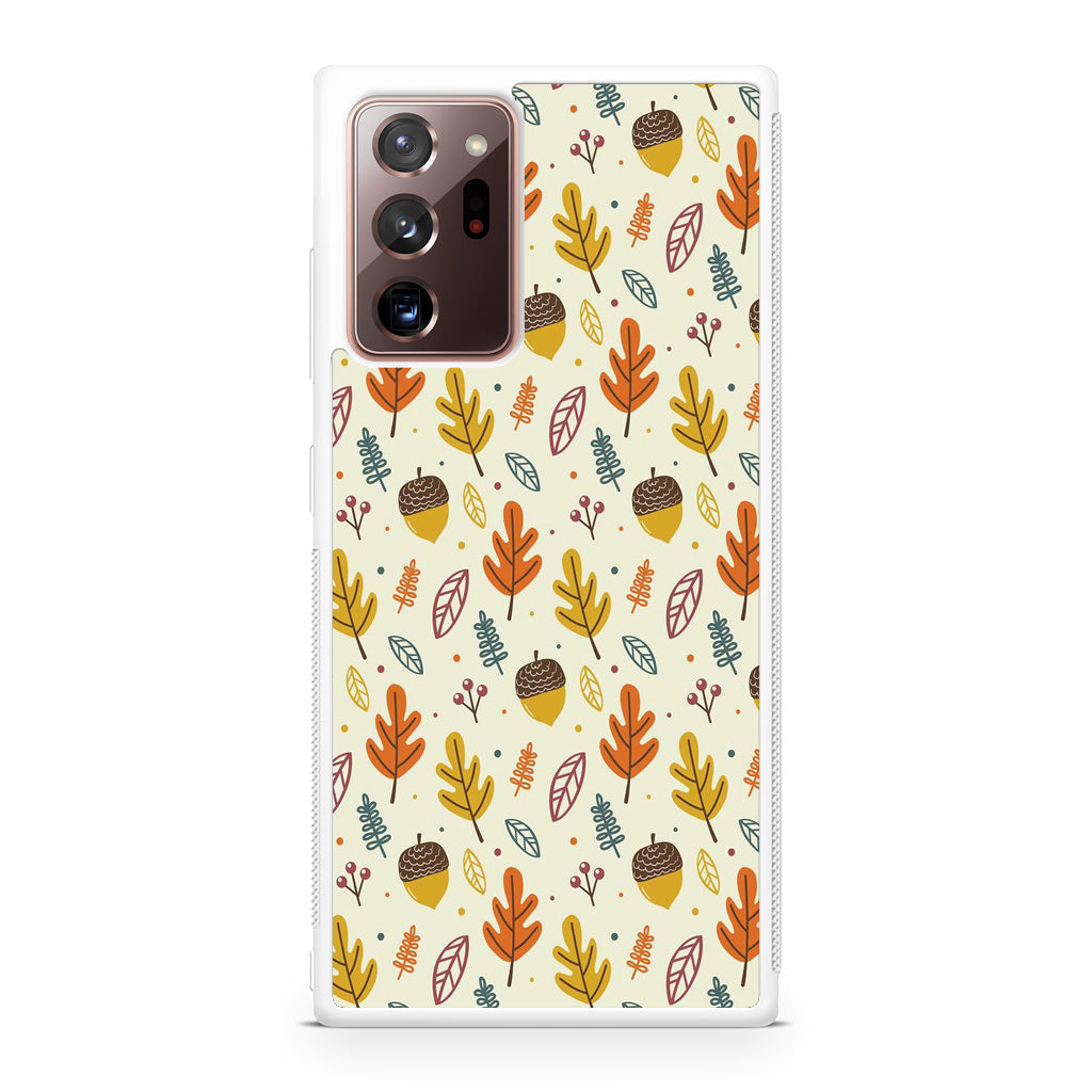 Autumn Things Pattern Galaxy Note 20 Ultra Case