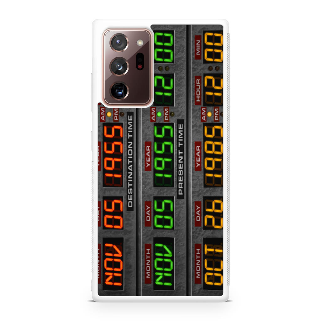 Back To The Future Time Circuits Galaxy Note 20 Ultra Case