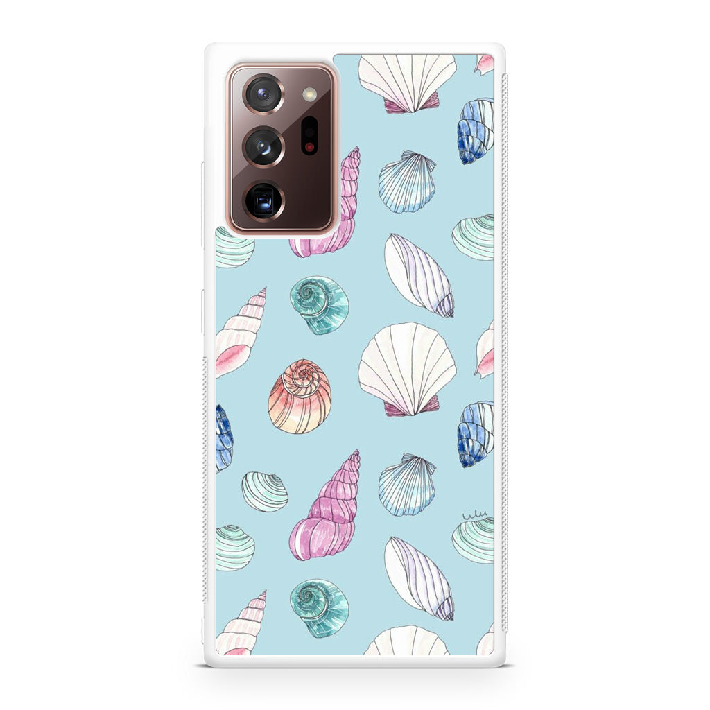 Beach Shells Pattern Galaxy Note 20 Ultra Case