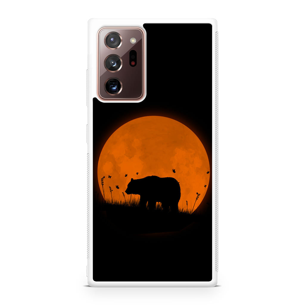 Bear Silhouette Galaxy Note 20 Ultra Case