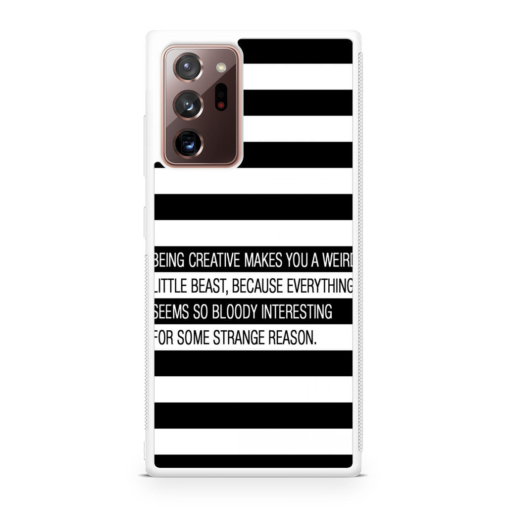 Being Creative Weird Galaxy Note 20 Ultra Case