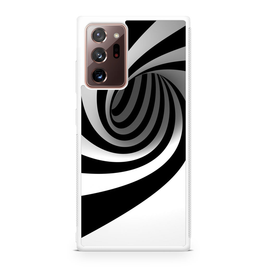 Black and White Twist Galaxy Note 20 Ultra Case