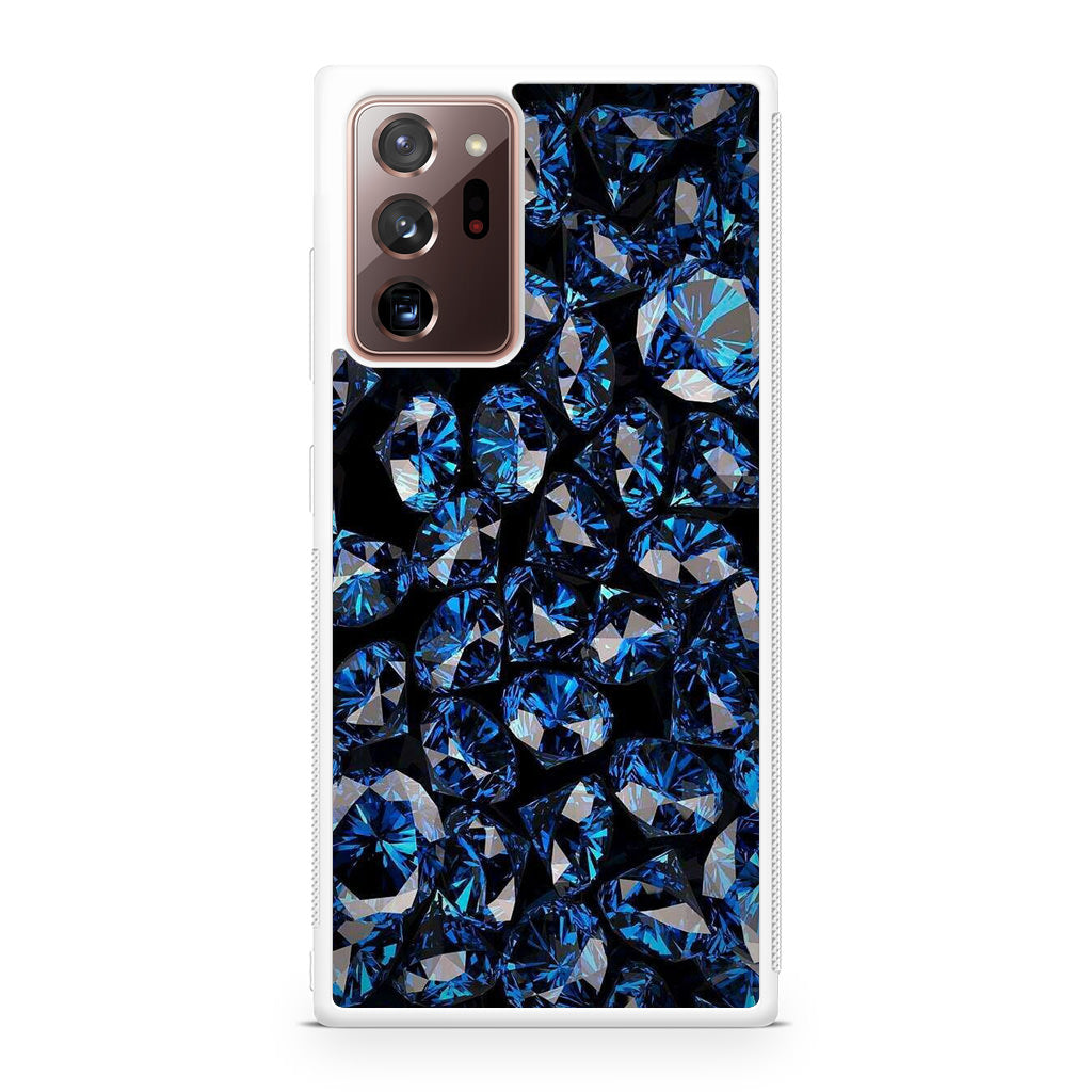 Blue Diamonds Pattern Galaxy Note 20 Ultra Case