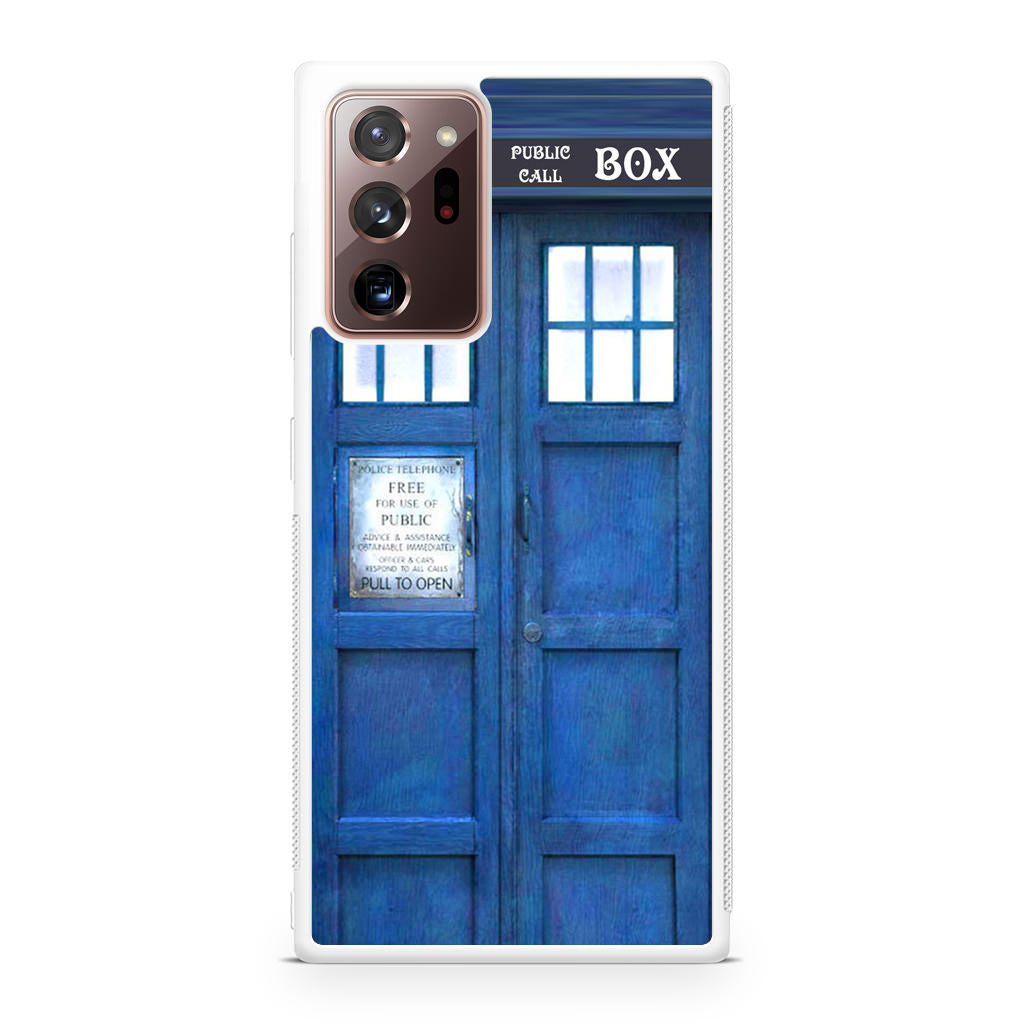 Blue Police Call Box Galaxy Note 20 Ultra Case