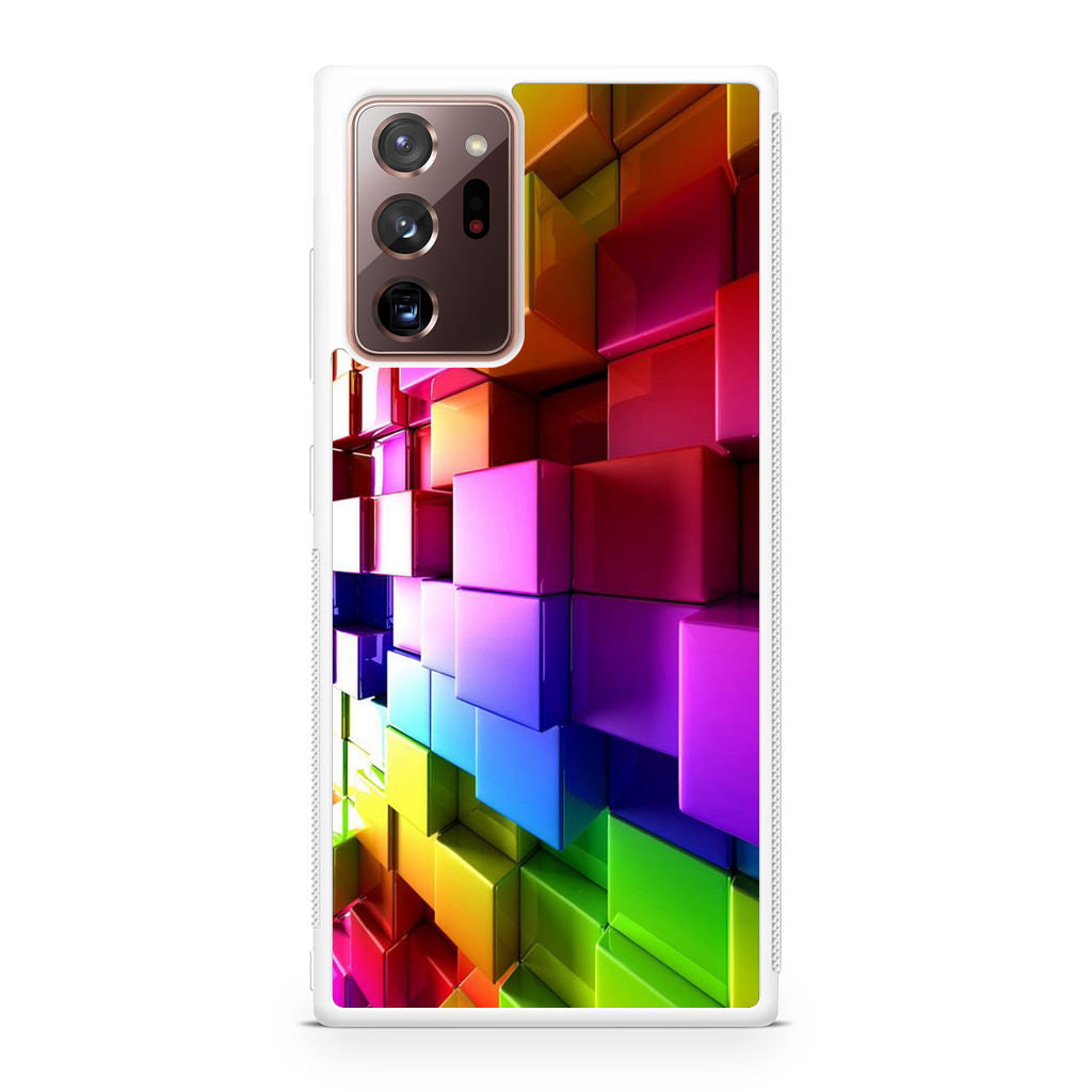 Colorful Cubes Galaxy Note 20 Ultra Case