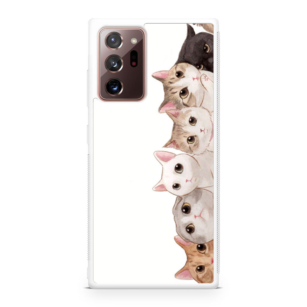 Cute Cats Vertical Galaxy Note 20 Ultra Case