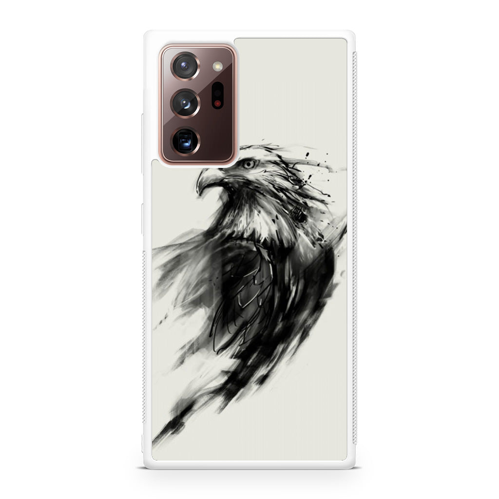 Eagle Art Black Ink Galaxy Note 20 Ultra Case