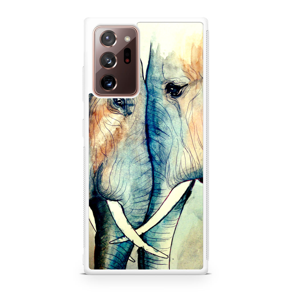 Elephants Sadness Galaxy Note 20 Ultra Case