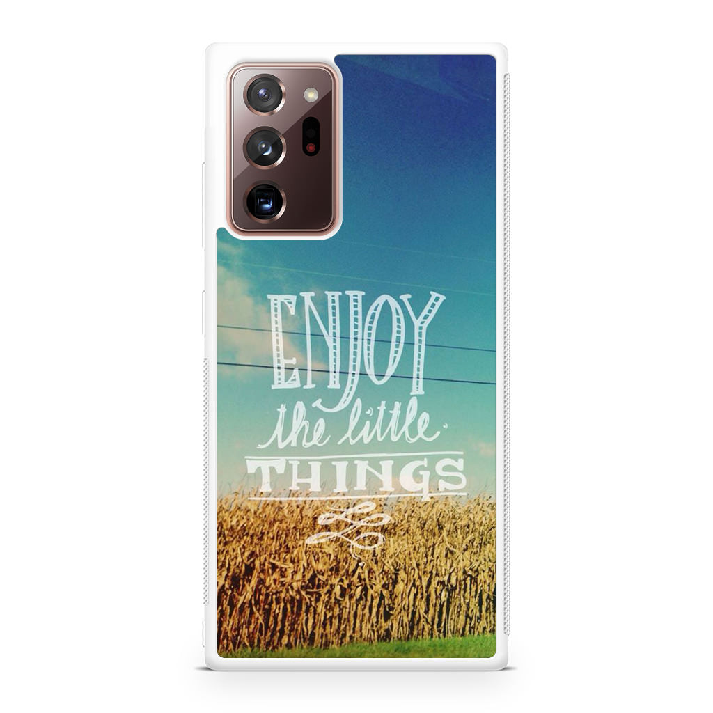Enjoy The Little Things Galaxy Note 20 Ultra Case