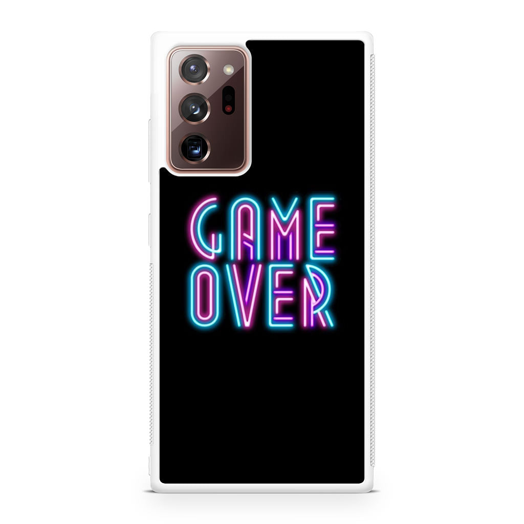 Game Over Neon Galaxy Note 20 Ultra Case