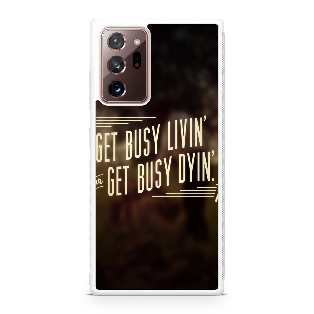 Get Living or Get Dying Galaxy Note 20 Ultra Case