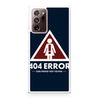 Girlfriend Not Found Error Galaxy Note 20 Ultra Case
