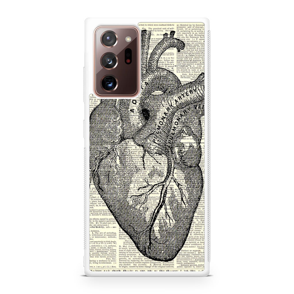 Heart Book Art Galaxy Note 20 Ultra Case