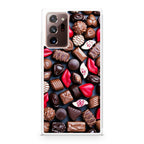 I Love Choco Pattern Galaxy Note 20 Ultra Case