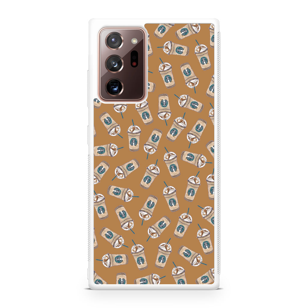 Iced Cappuccinos Lover Pattern Galaxy Note 20 Ultra Case