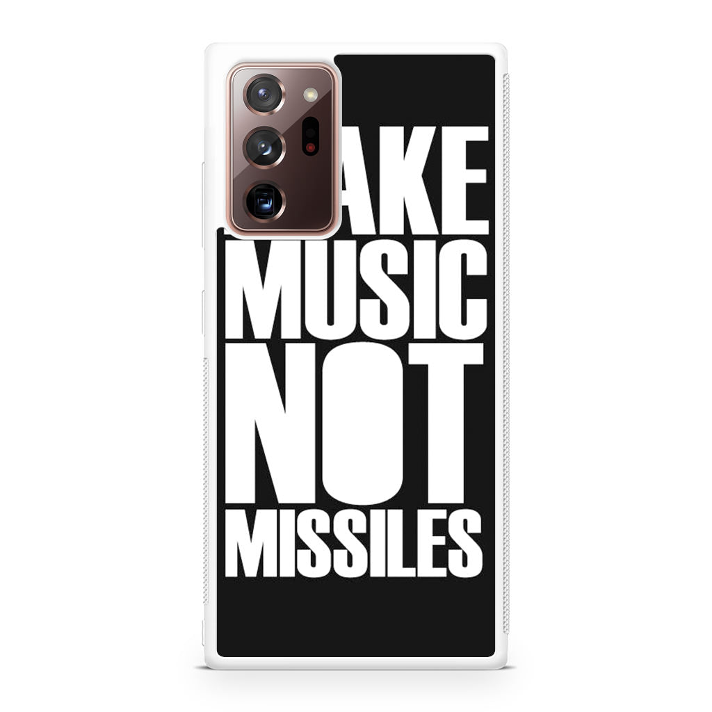 Make Music Not Missiles Galaxy Note 20 Ultra Case