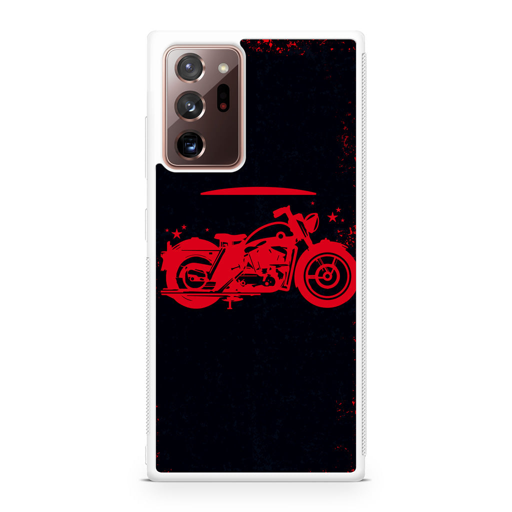 Motorcycle Red Art Galaxy Note 20 Ultra Case