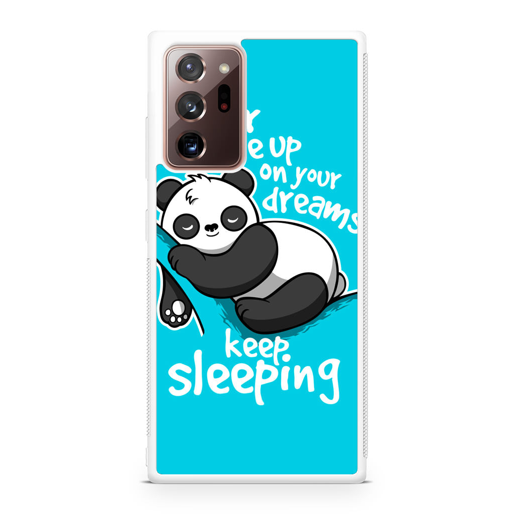 Panda Keep Sleeping Galaxy Note 20 Ultra Case