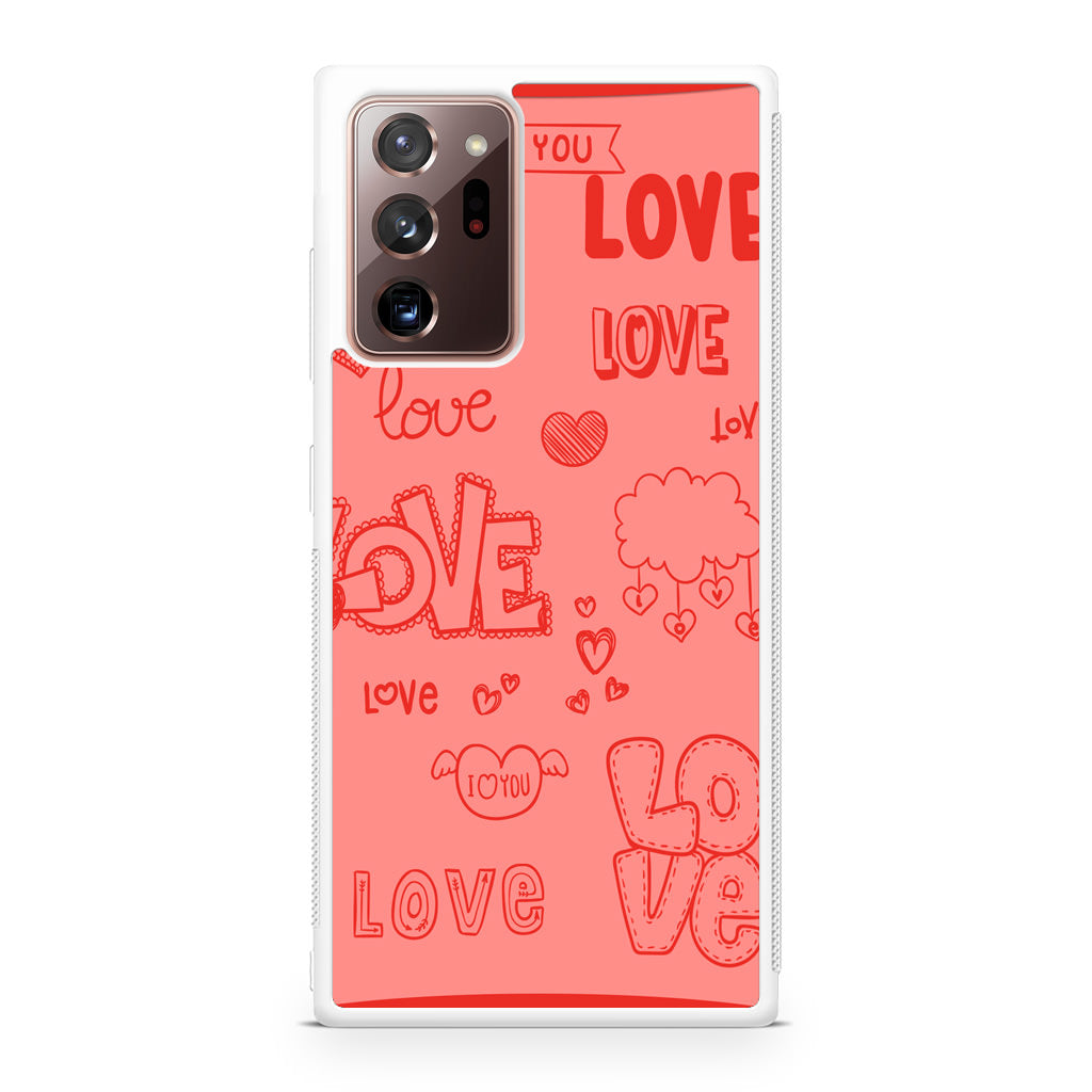 Pink Lover Galaxy Note 20 Ultra Case