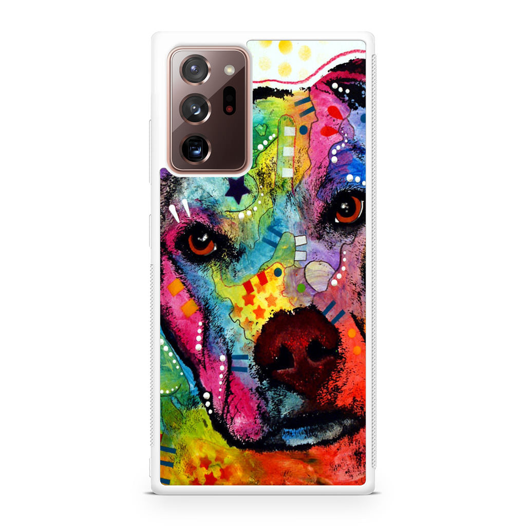 Pitbull Love Painting Galaxy Note 20 Ultra Case