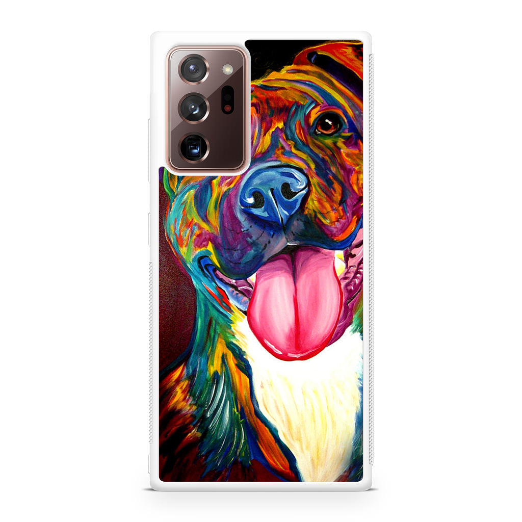 Pitbull Painting Art Galaxy Note 20 Ultra Case