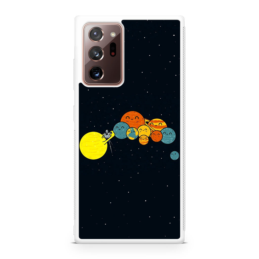 Planet Cute Illustration Galaxy Note 20 Ultra Case