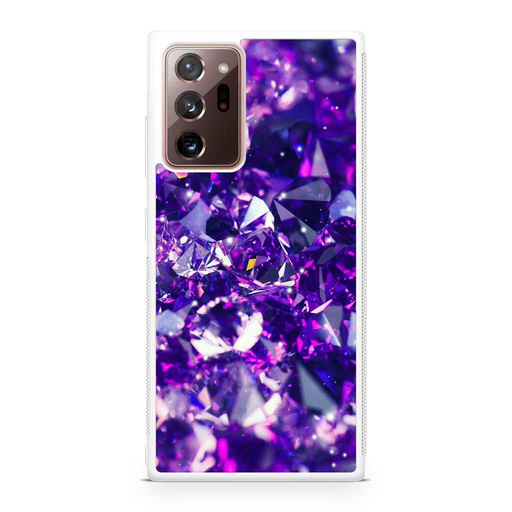 Purple Crystal Galaxy Note 20 Ultra Case