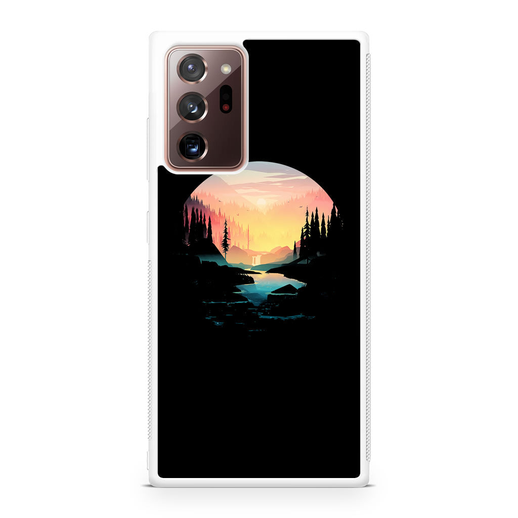River Path at Dusk Galaxy Note 20 Ultra Case