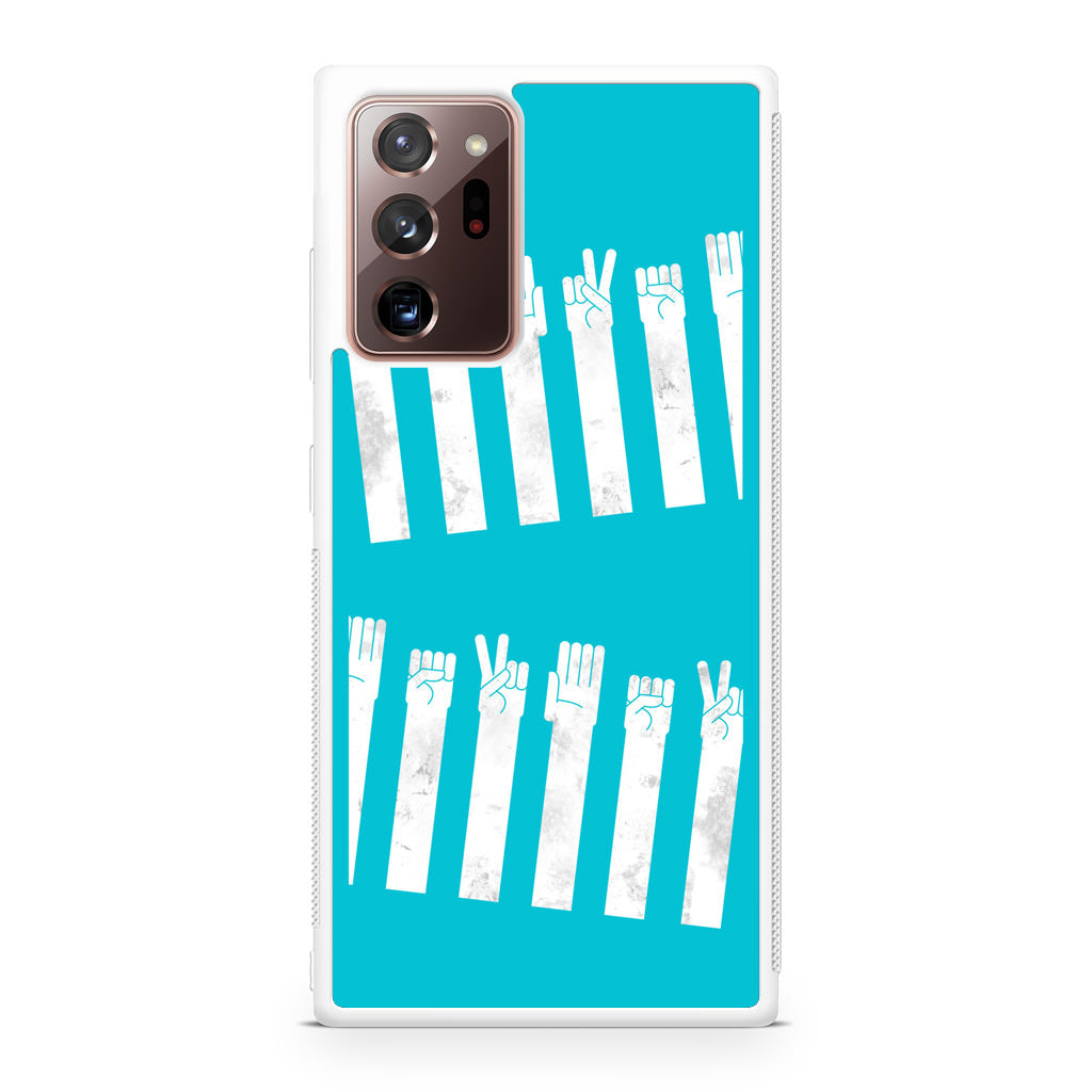 Rock Paper Scissors Zebra Crossing Galaxy Note 20 Ultra Case