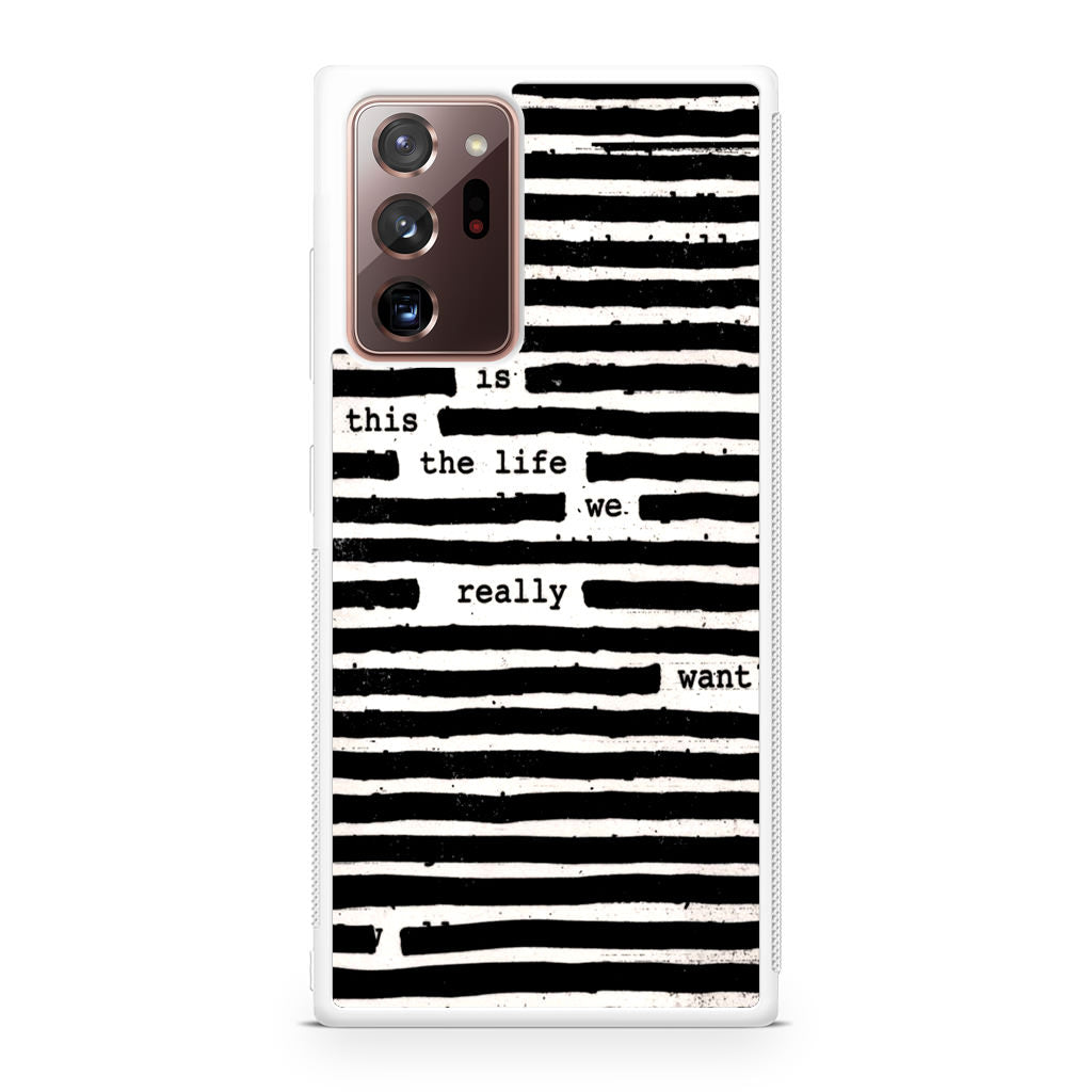 Roger Waters Is This the Life We Really Want Galaxy Note 20 Ultra Case