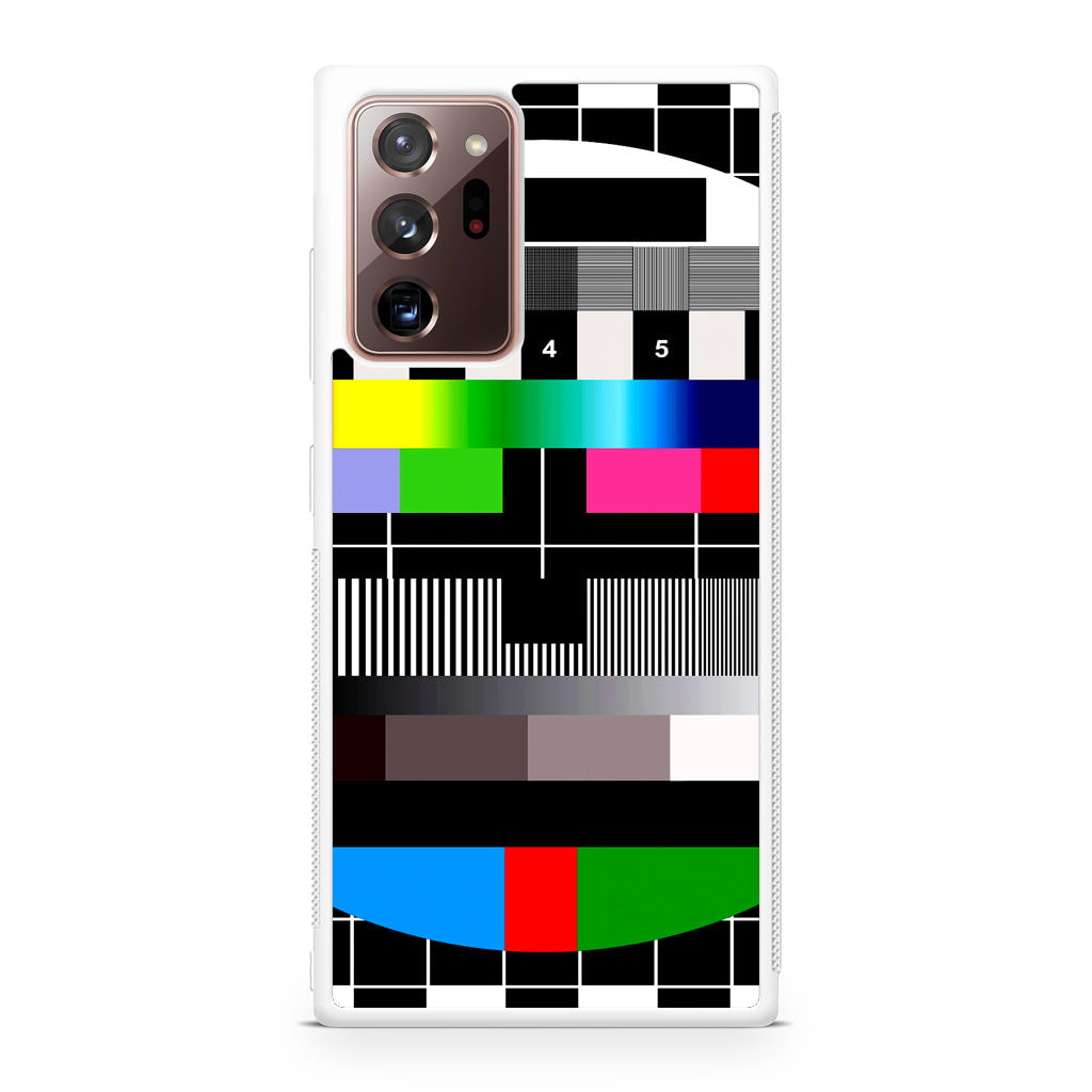 Scheme Pause TV Colorful Mesh Galaxy Note 20 Ultra Case