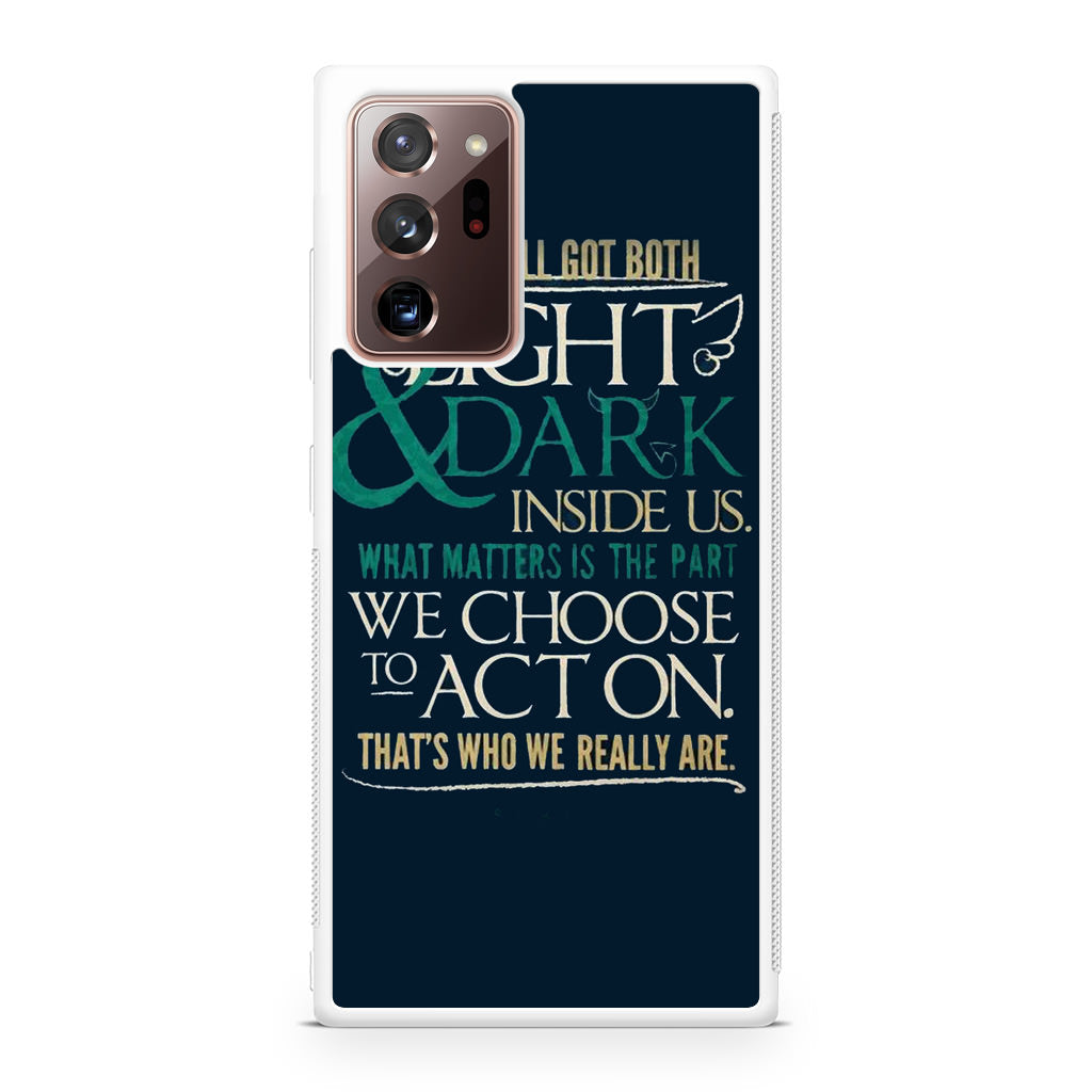Sirius Black Quotes Galaxy Note 20 Ultra Case