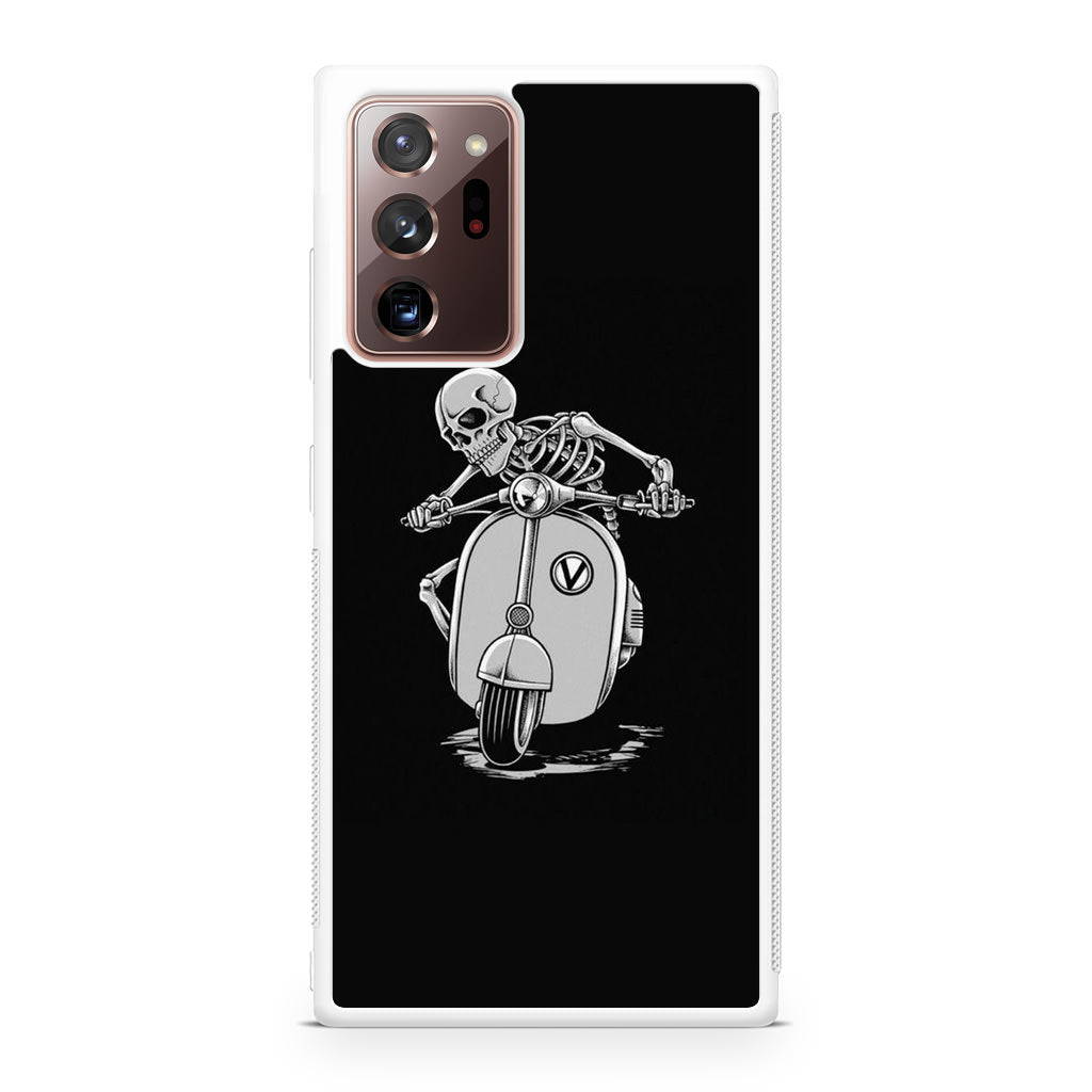 Skeleton Rides Scooter Galaxy Note 20 Ultra Case