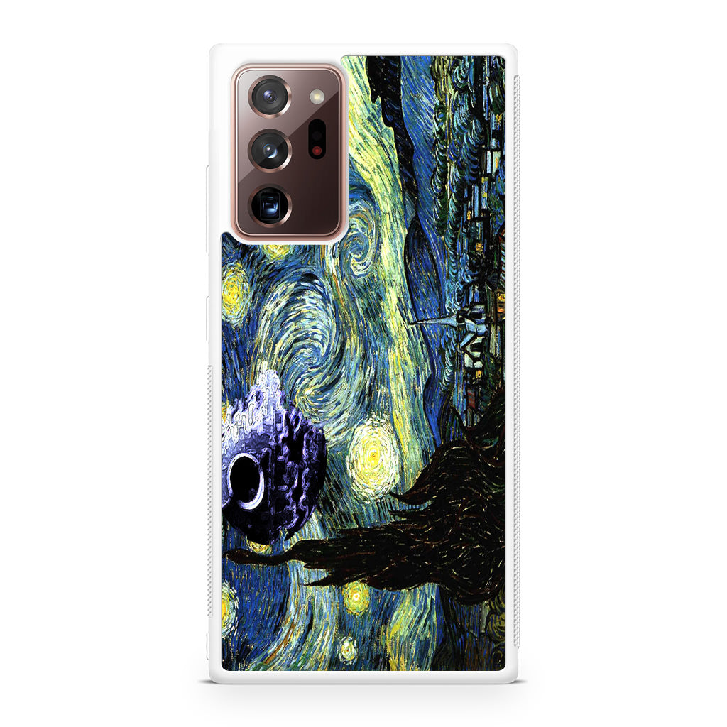 Skellington on a Starry Night Galaxy Note 20 Ultra Case