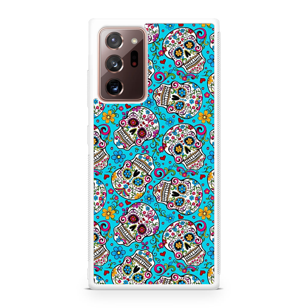 Skull Floral Sugar Galaxy Note 20 Ultra Case