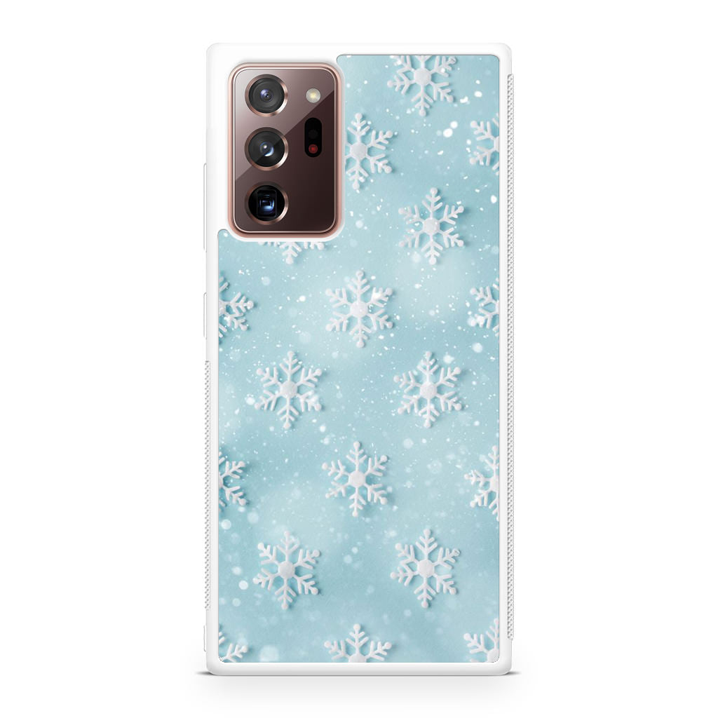 Snowflakes Pattern Galaxy Note 20 Ultra Case