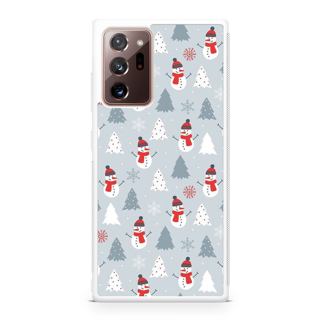 Snowmans Pattern Galaxy Note 20 Ultra Case