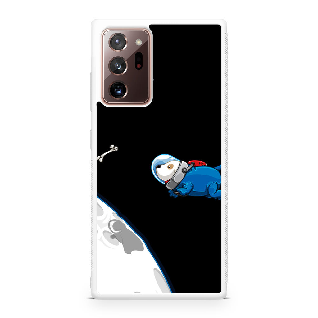 Space Dog Chasing A Bone Galaxy Note 20 Ultra Case