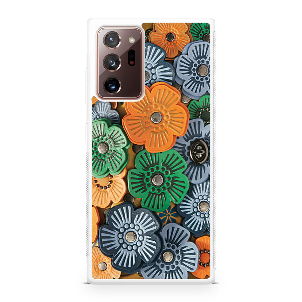 Tea Rose Applique Galaxy Note 20 Ultra Case